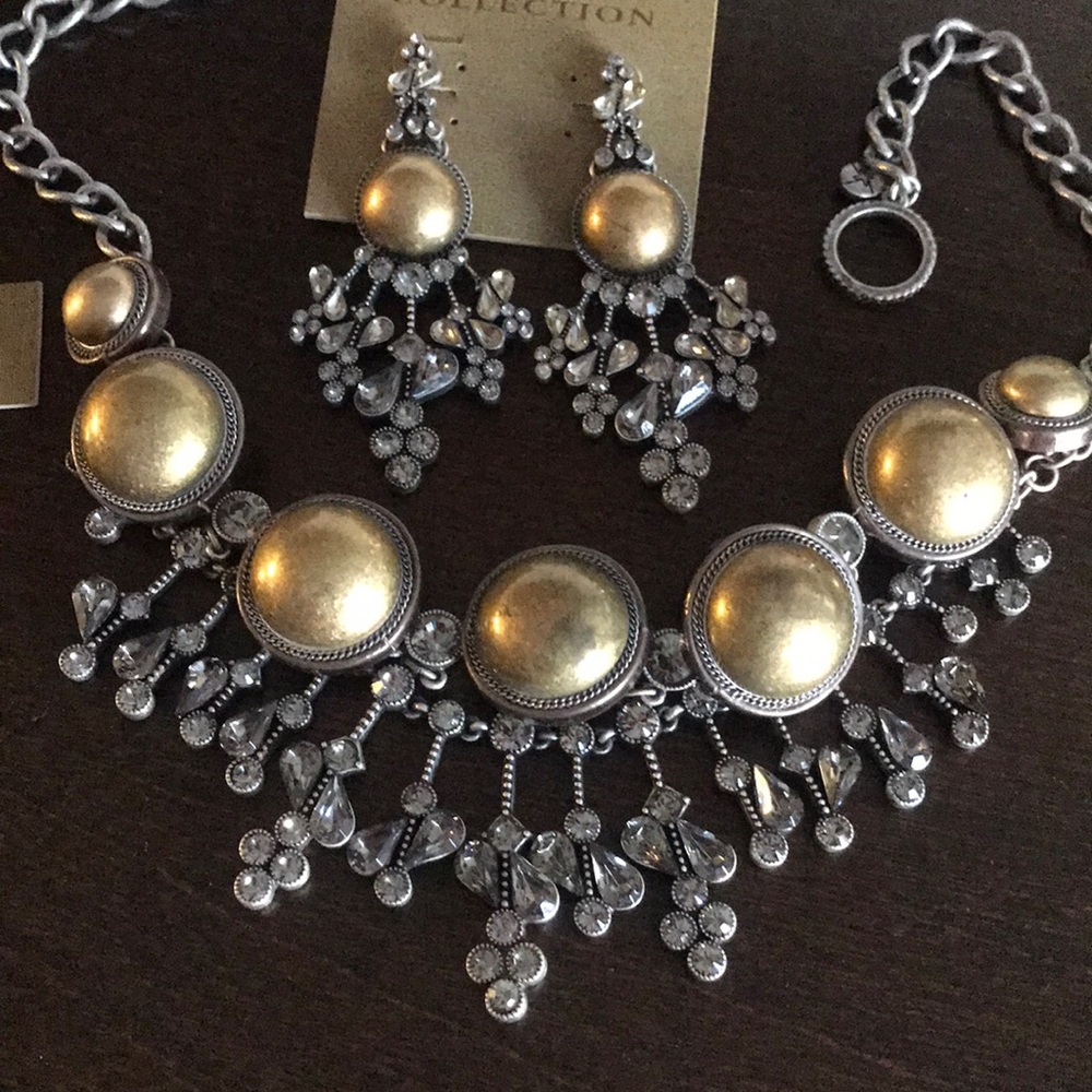 Nicole miller necklace & earring